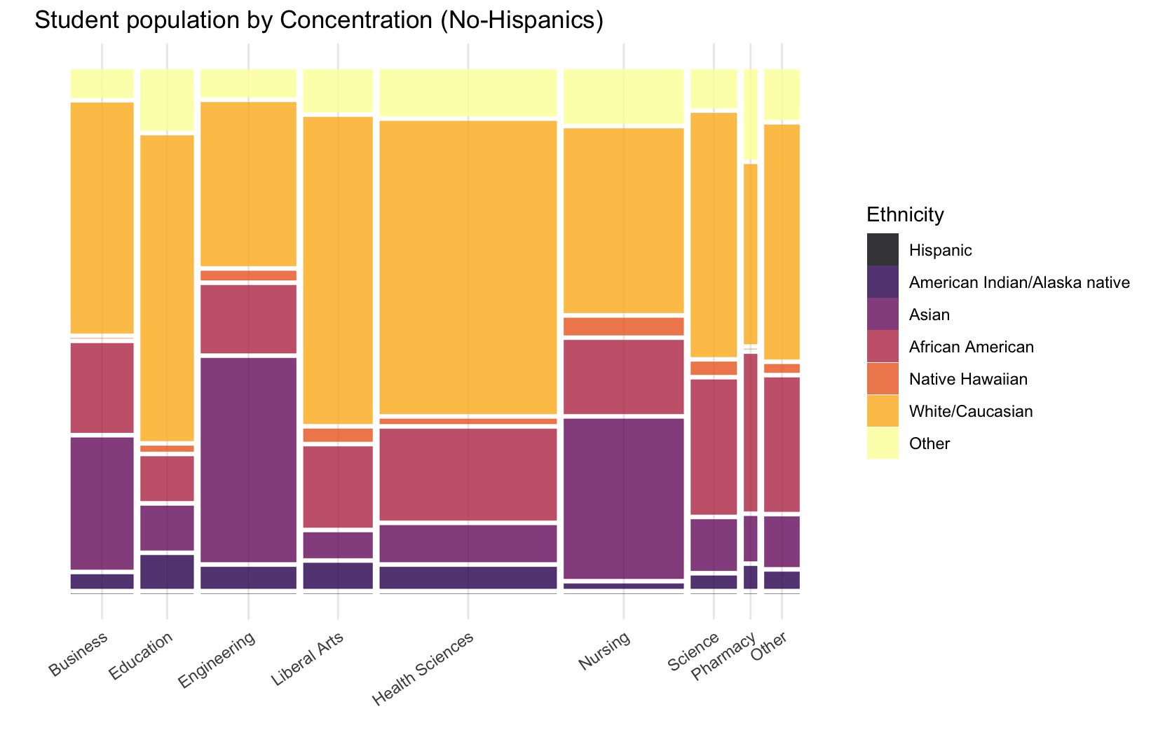 Concentration Non-Hispanics